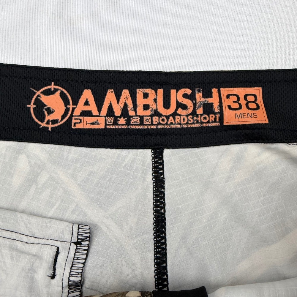 Pelagic Ambush Board Shorts Mens 38 Camo Advantage Max-4 HD Fishing Swim Trunks - Picture 2 of 7